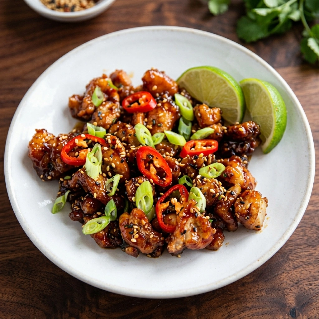 Haweli Indian Kitchen Bar South Edmonton – Indo Chinese chili chicken with peppers and onions